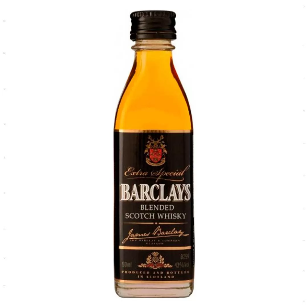 Виски BARKLAYS 3 года, Barclays 3 years 0,05 л 40%