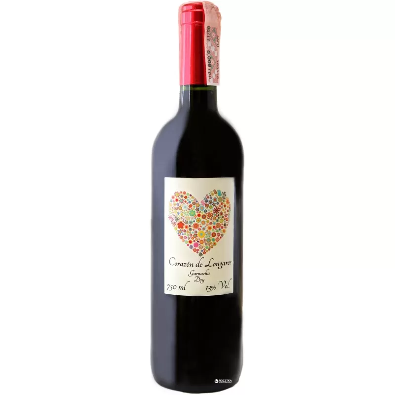 Вино Сorazon de Longares Garnacha Dry красное сухое 0,75л 13%