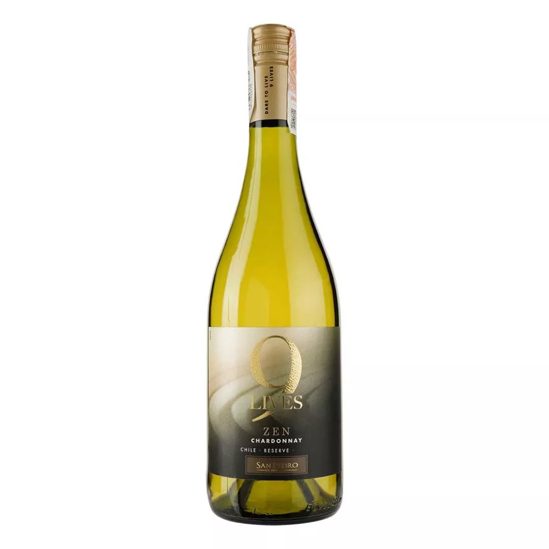 Вино Gato Negro 9 Lives Reserve Chardonnay белое сухое 0,75 л 13,2%