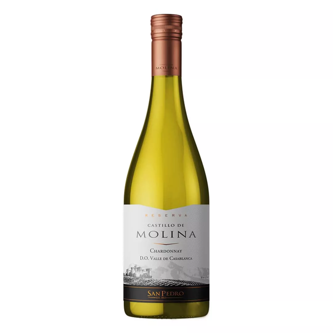 Вино Castillo de Molina Chardonnay біле сухе 0,75л 13-14%