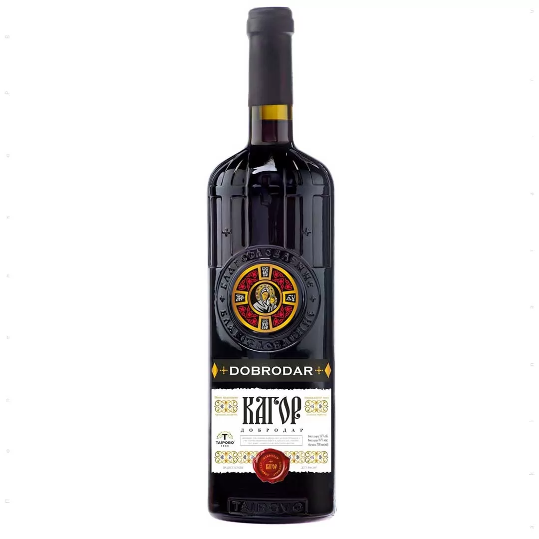 Вино Dobrodar Кагор красное сладкое ординарное крепленое 0,7л 16%