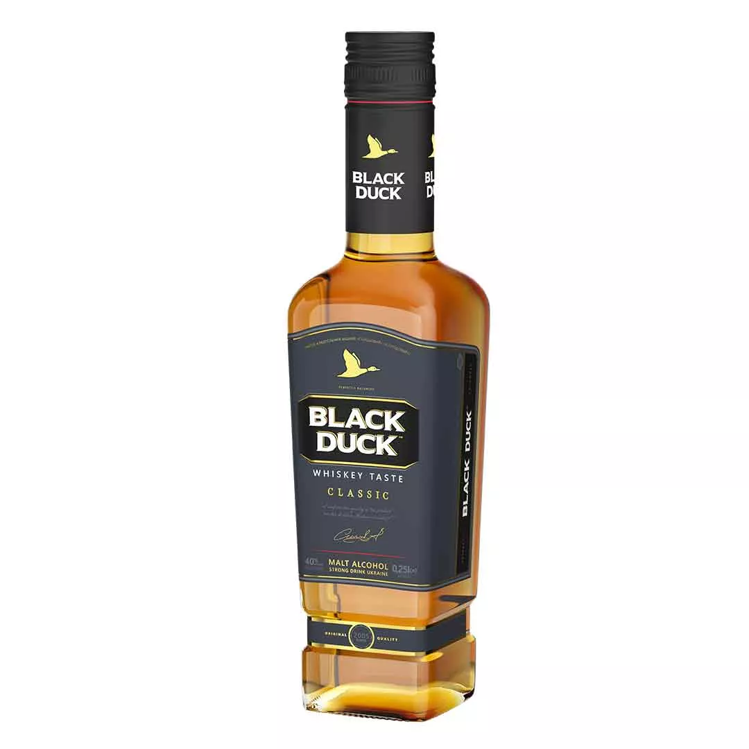 Напиток алкогольный крепкий солодовый Black Duck 0,25л 40%