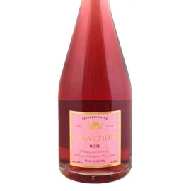 Вино игристое Galaktioni Резерв розовое полусухое 0,75л 11-12% купити