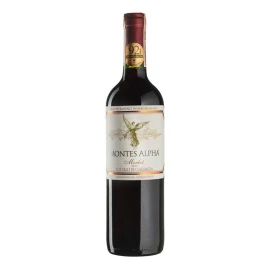 Вино Merlot Alpha червоне сухе 0,75 л 14,5%