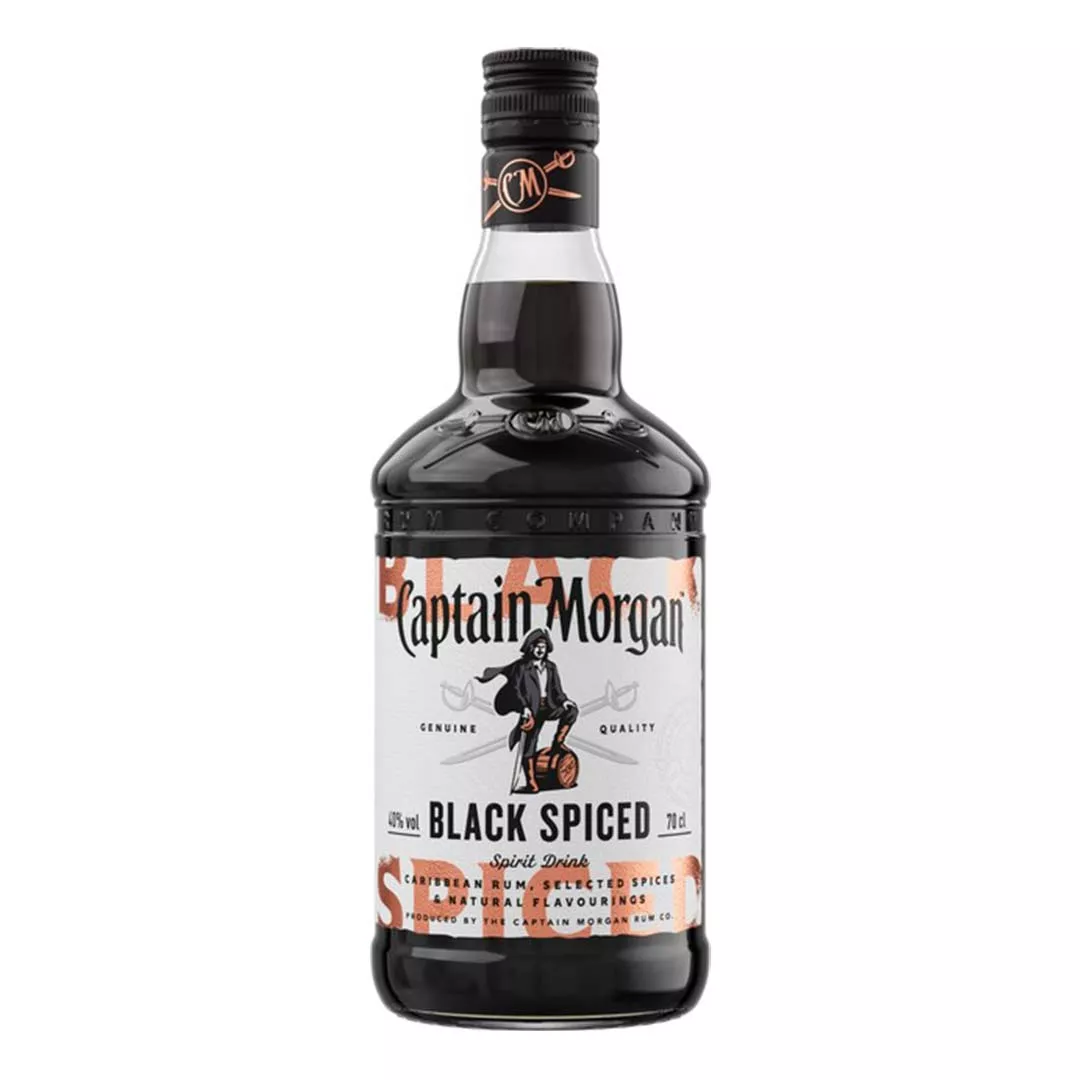 Ромовый напиток Captain Morgan Spiced Black 0,7л 40%