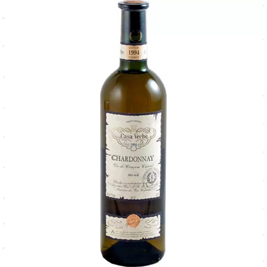 Вино Casa Veche Chardonnay белое сухое 0,75л 9-11%