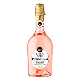 Вино Borgo Sole Prosecco DOC Extra Dry Rose 0,75 л 11%