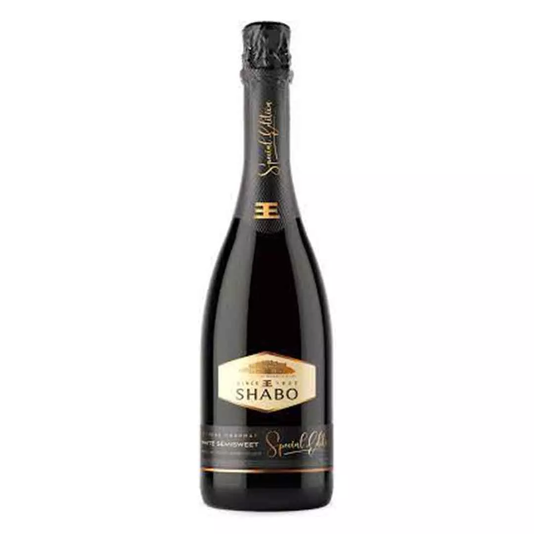 Вино ігристе Shabo Gold напівсолодке біле 0,75л 10,5-13,5%