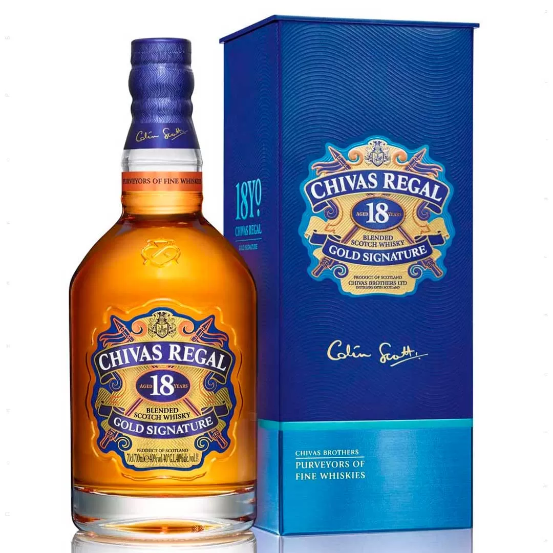 Виски Chivas Regal 18лет 0,7 л 40% в коробке