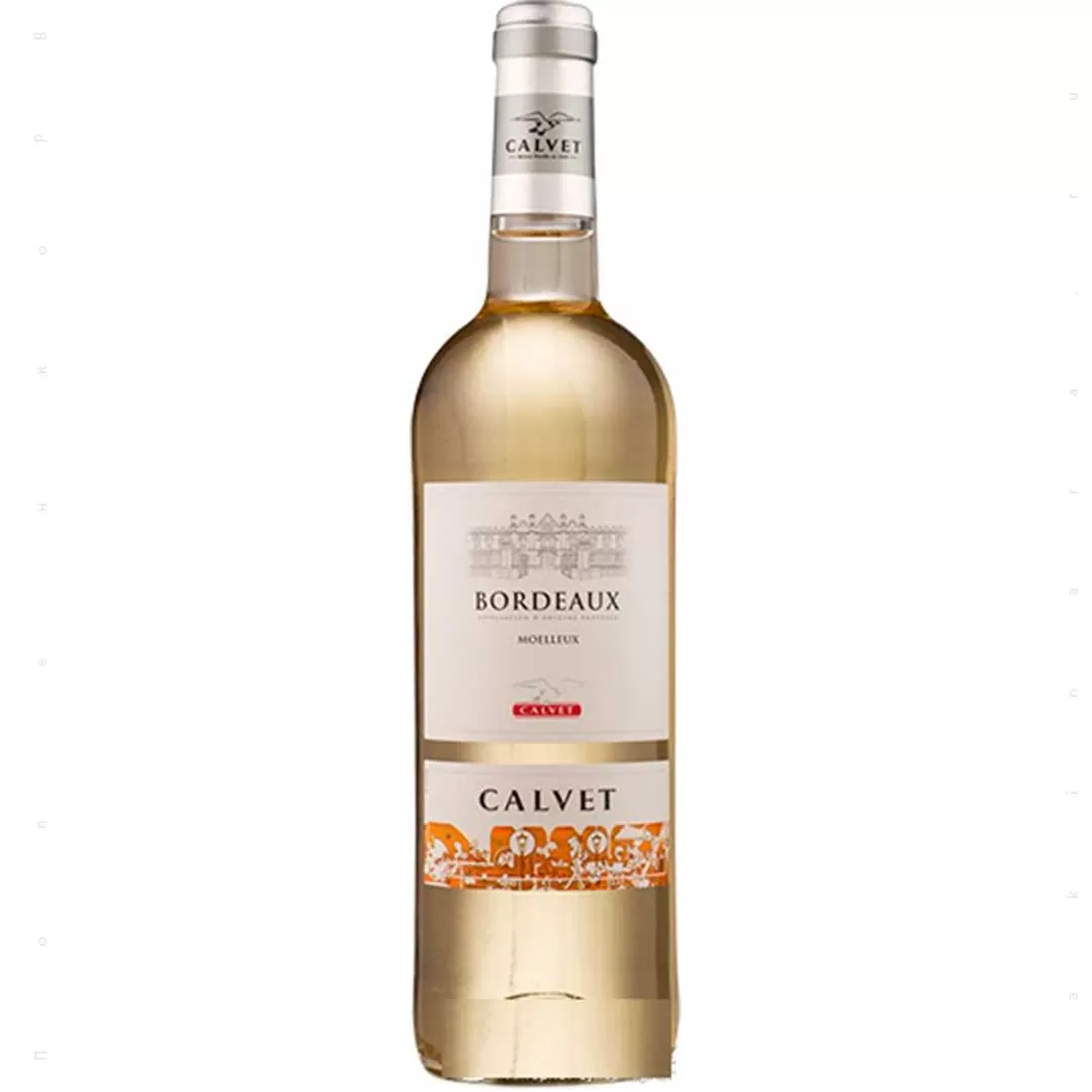 Вино Calvet Moelleux Bordeaux белое полусладкое 0,75л 12%