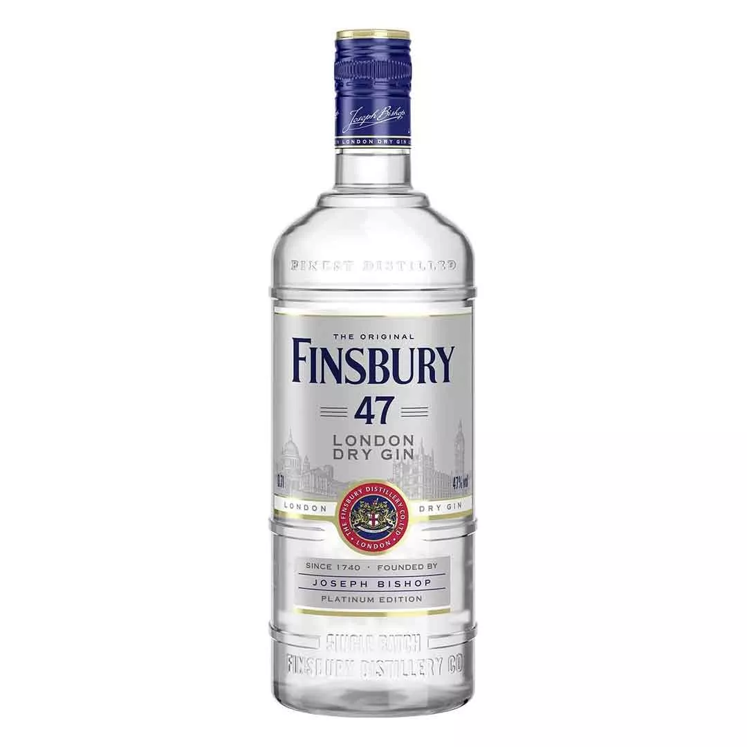 Джин німецький Finsbury Platinum London Dry Gin 0,7л 47%