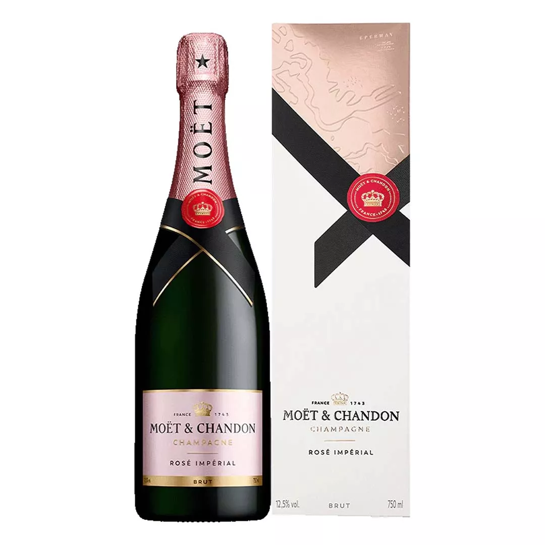 Шампанське Moet + Chandon Nectar Imperial Rose сухе рожеве 0,75л 12%