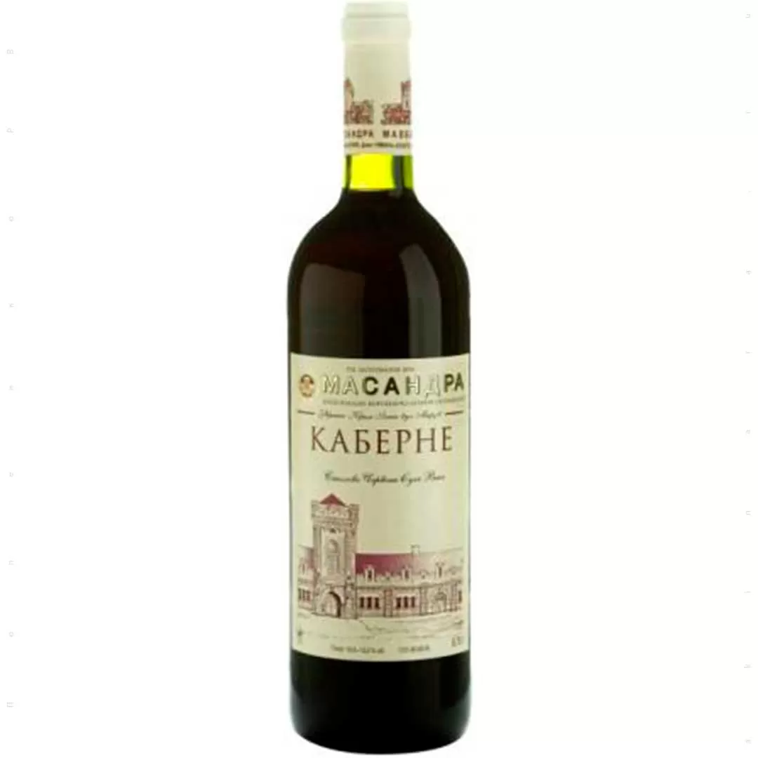 Вино Massandra Cabernet красное сухое 0,75л 9,5-14%