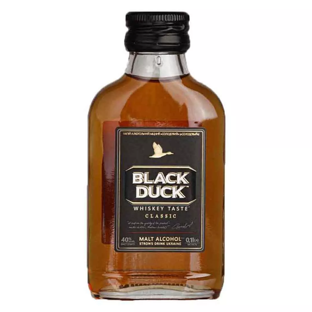 Напиток алкогольный крепкий солодовый Black Duck 0,1л 40%