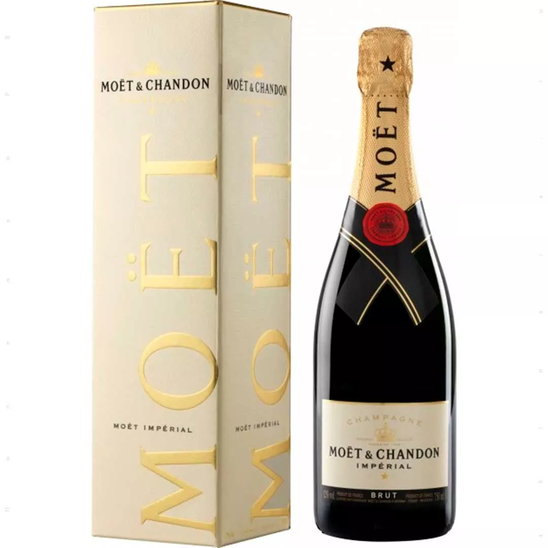 Шампанское Moet &amp; Chandon Brut Imperial сухое белое 0,75л 12% в подарочной упаковке