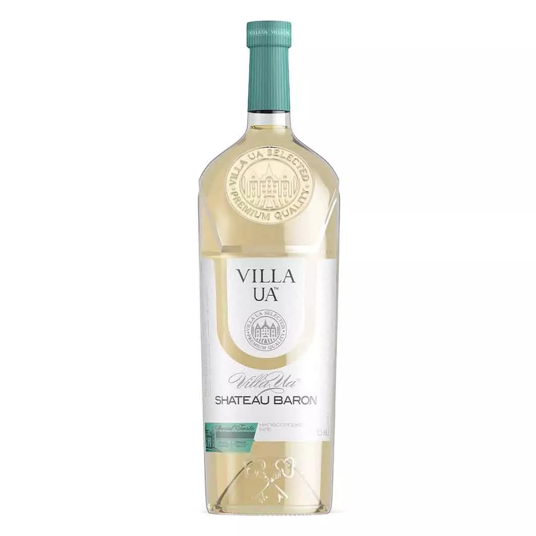 Вино Villa UA Shateau Baron біле напівсолодке 1,5л 10-13%