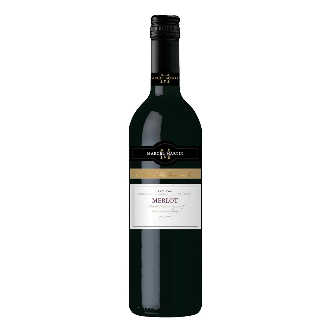 Вино Marcel Martin Merlot червоне сухе 0,75л 13%