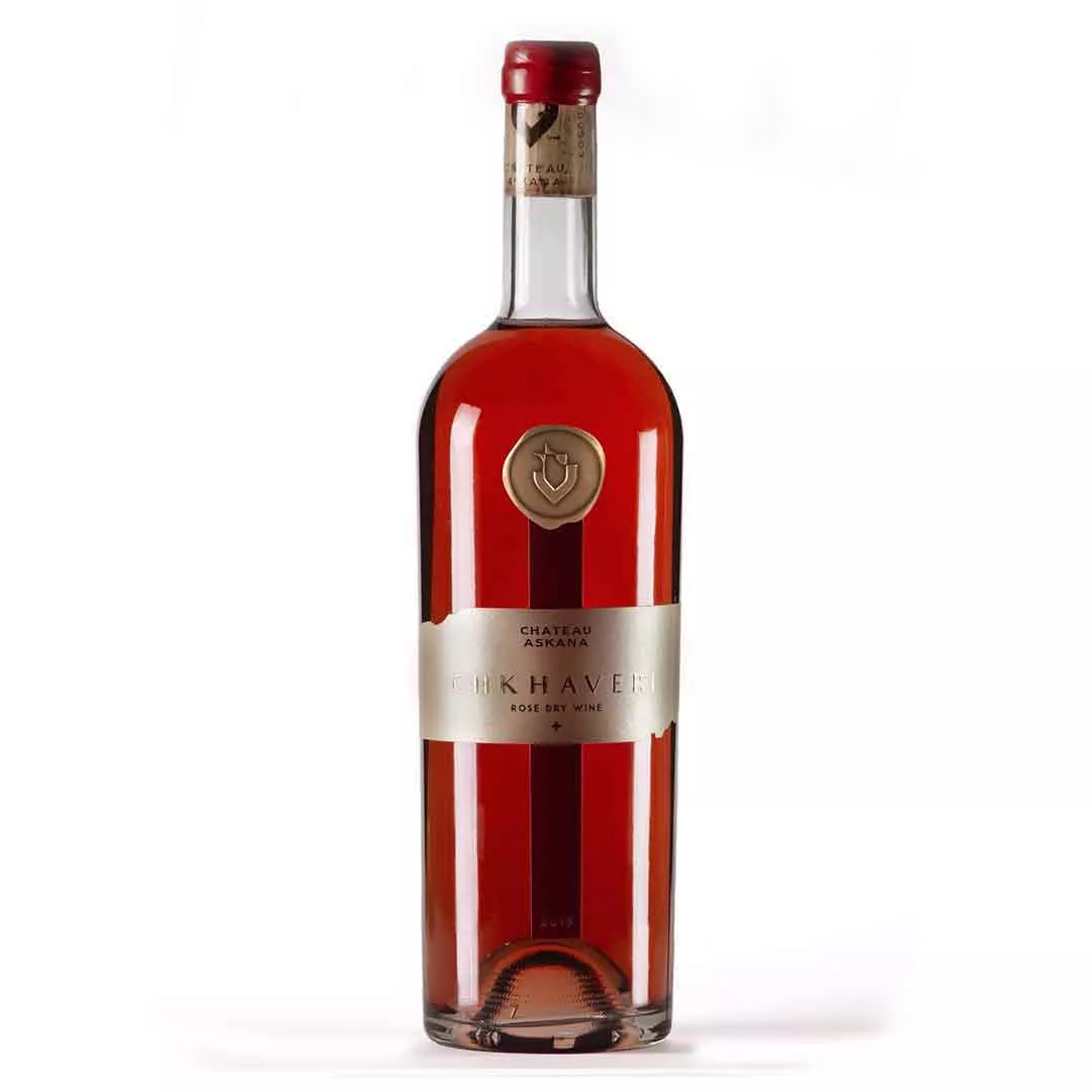 Вино Chateau Askana Чхавери розовое сухое 0,75л 11-12,5%