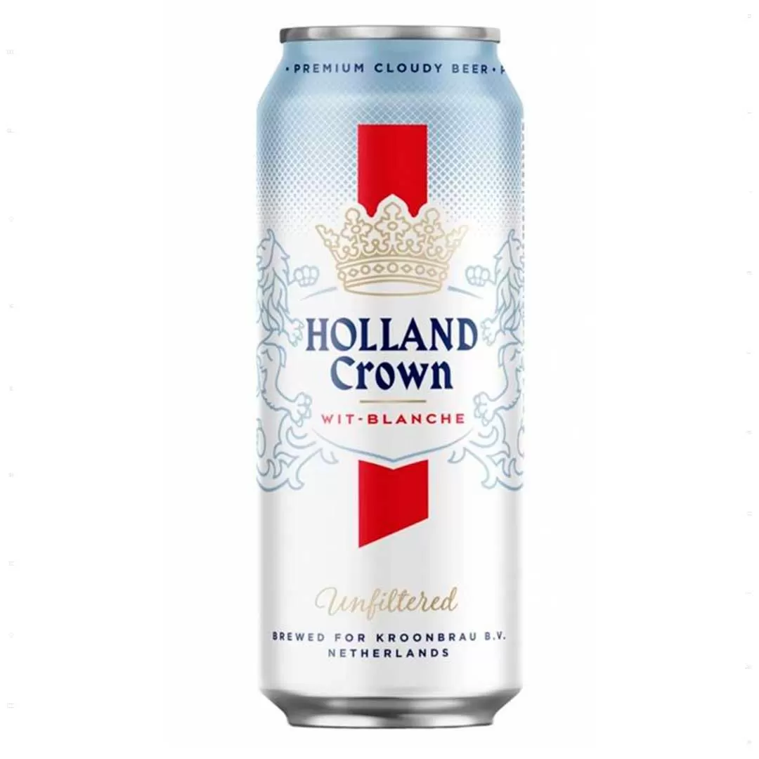 Пиво Holland Crown Wit Blanche Unfiltered світле нефільтроване 0,5 л 5%