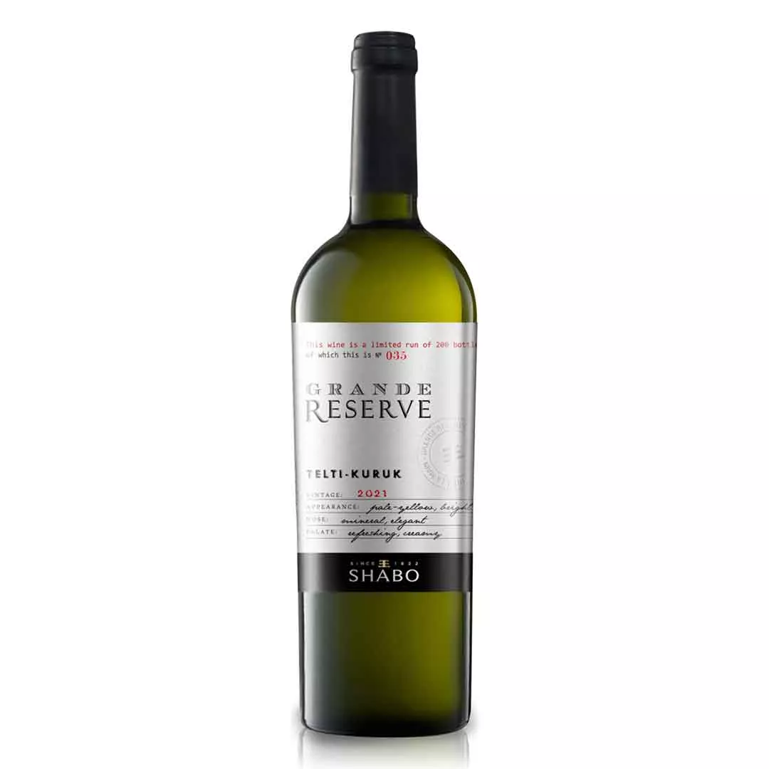 Вино Shabo Grande Reserve Тельті-Курук біле сухе 0,75л 11,9%