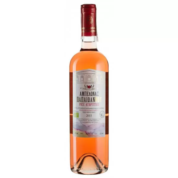 Вино Agiorgitiko Rose Papaioannou сухое розовое 0,75л 13%