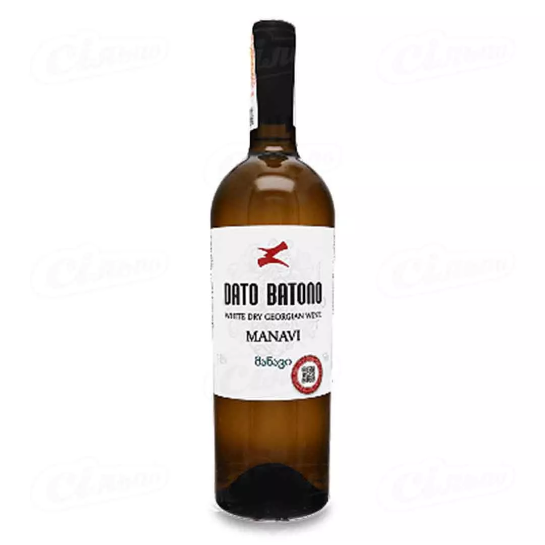 Вино Dato Batono Манаві біле сухе 0,75л 11-12%