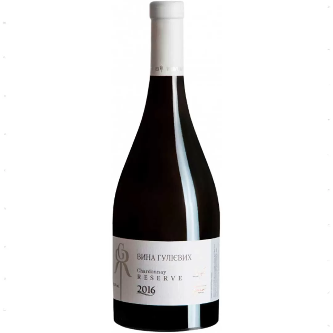 Вино Вина Гулієвих Chardonnay Reserve сухе біле 0,75л 11,4%
