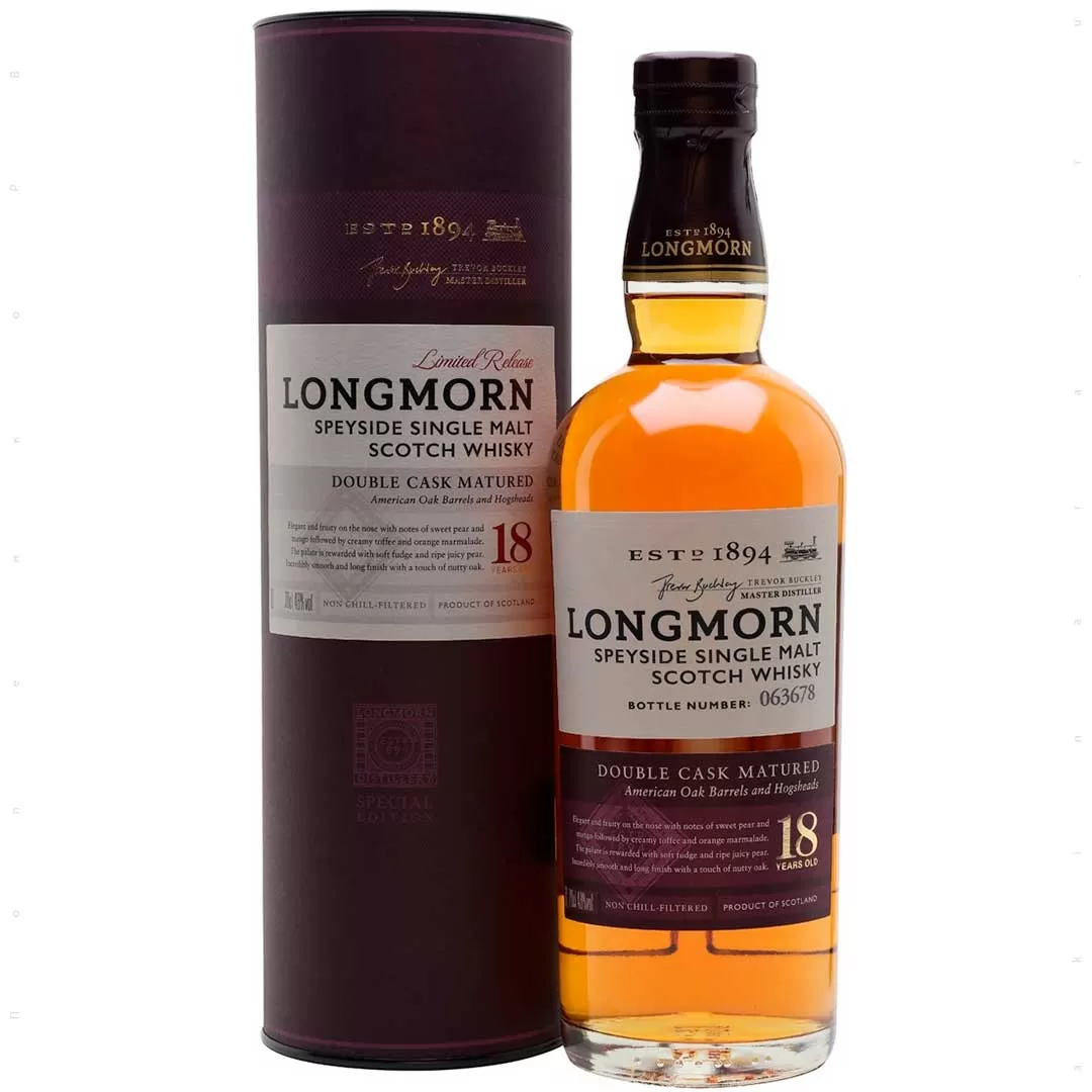 Виски Longmorn 18 лет выдержки 0,7 л 48% в подарочной упаковке