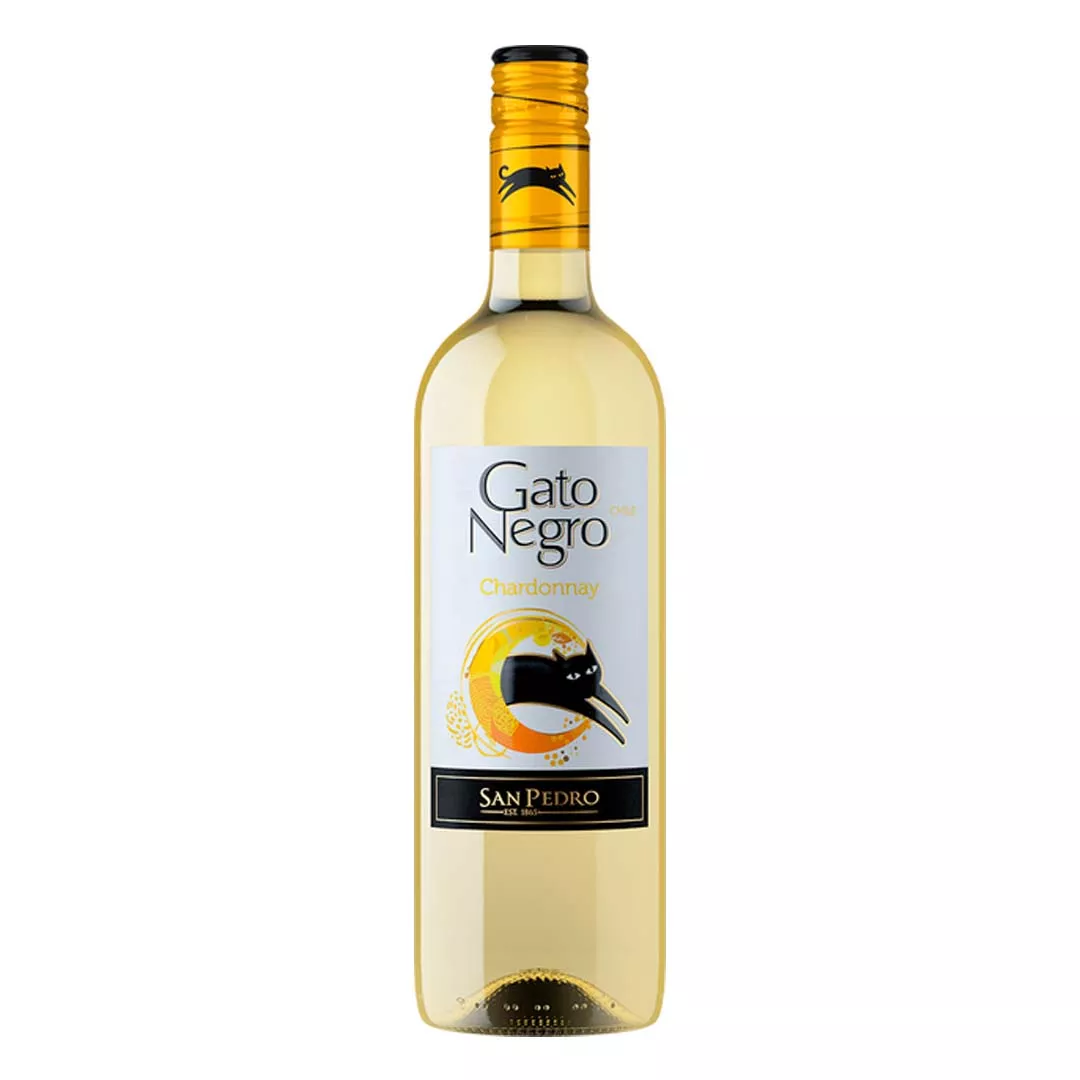 Вино Gato Negro Chardonnay біле сухе 0,75л 13,5%