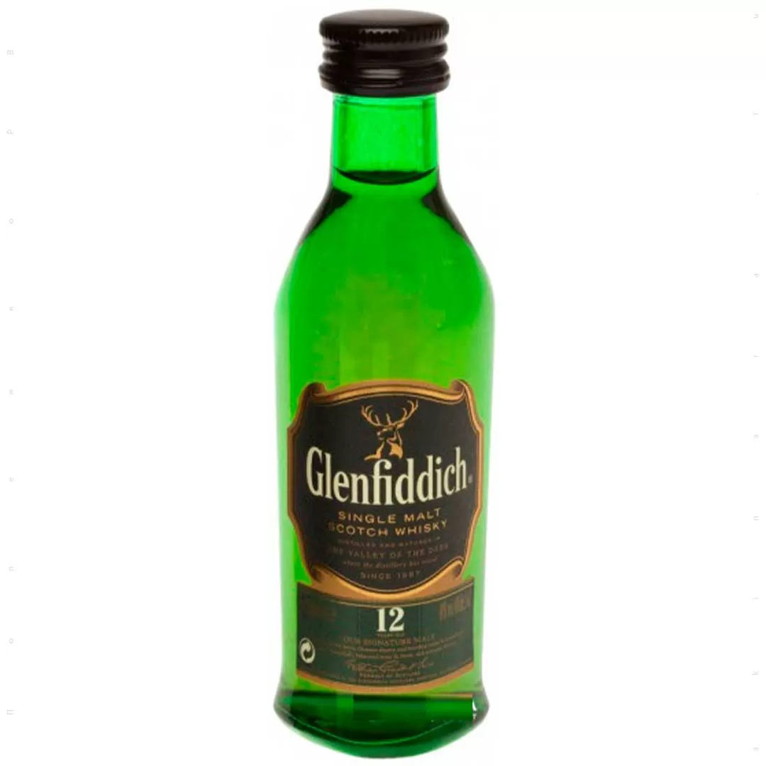 Виски Glenfiddich 12 лет выдержки 0,05л 40%