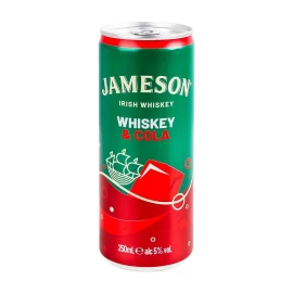 Напиток слабоалкогольный газированый Jameson Whiskey &amp; Cola 0,25л 5%