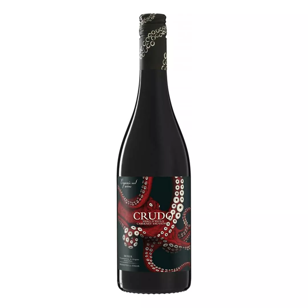 Вино Mare Magnum Crudo Nero d'Avola Cabernet Organic червоне сухе 0,75л 14%