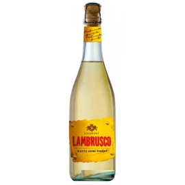 Вино Sizarini Lambrusco ігристе біле напівсолодке 0,75л 8%