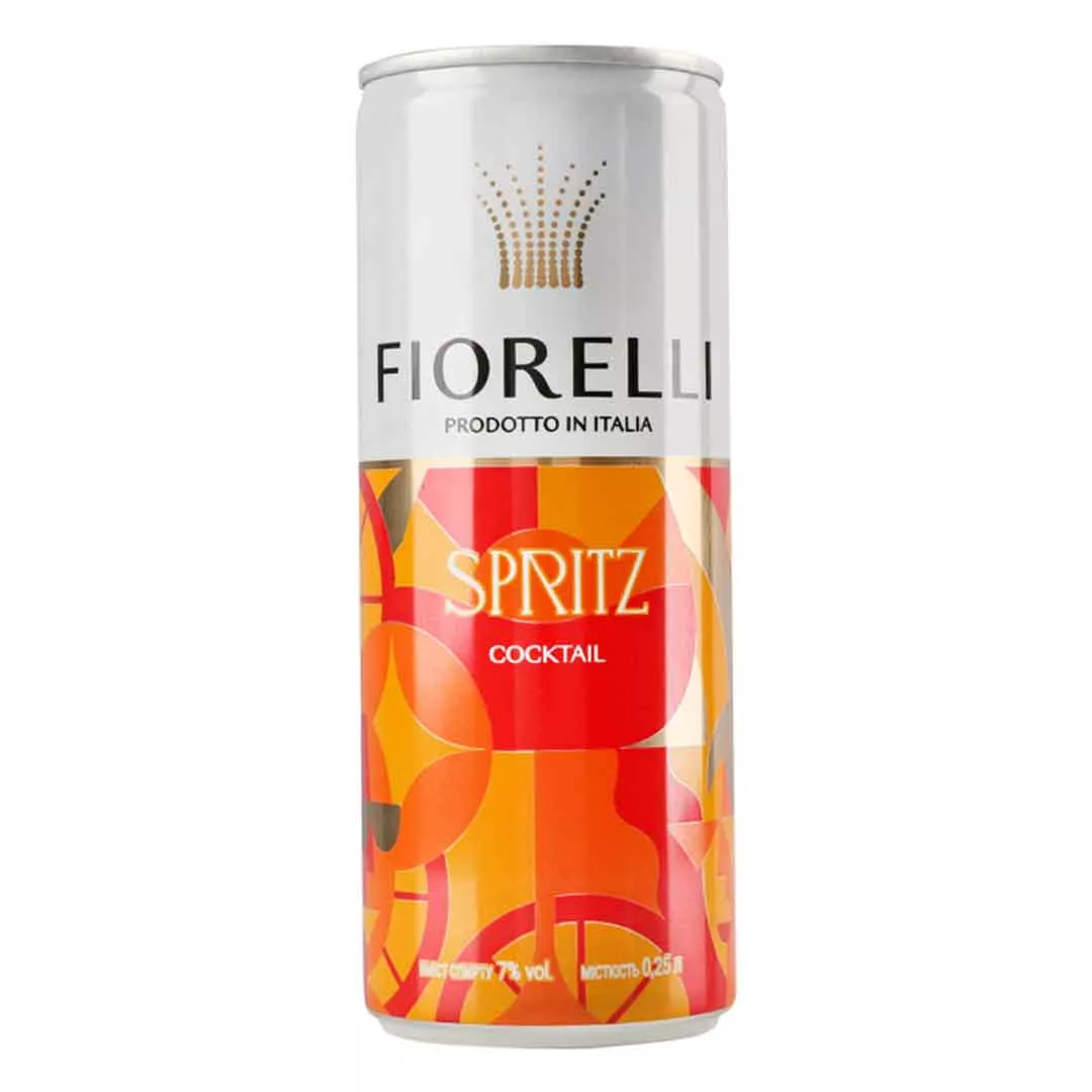 Напій Fiorelli Spritz на основі вина 0,25л 7% з/б