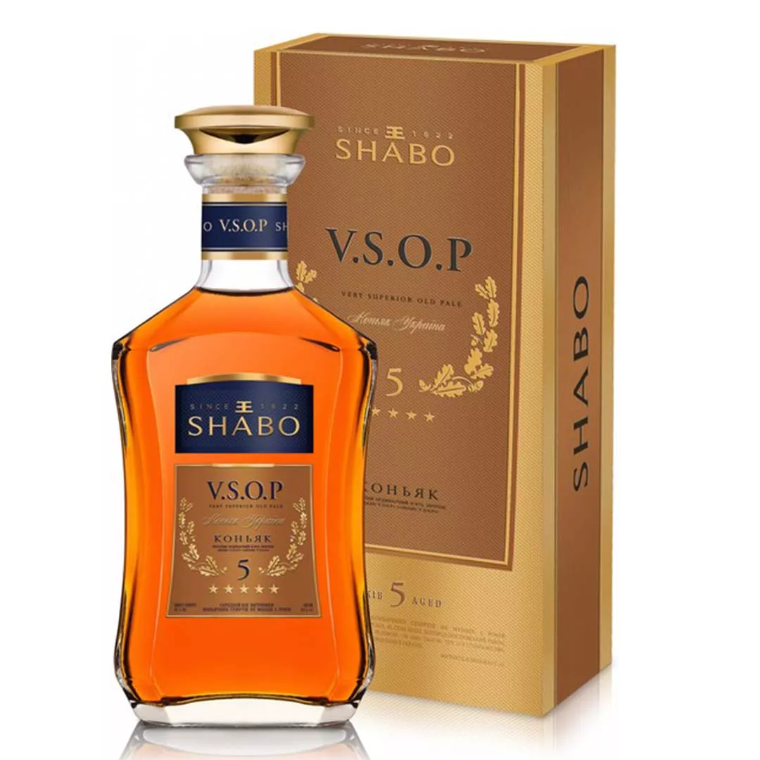 Коньяк Украины Shabo VSOP 5 лет выдержки 0,5л 40% в сувенирной упаковке