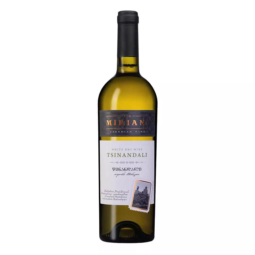 Вино Miriani Цинандалі біле сухе 0,75л 11-12%