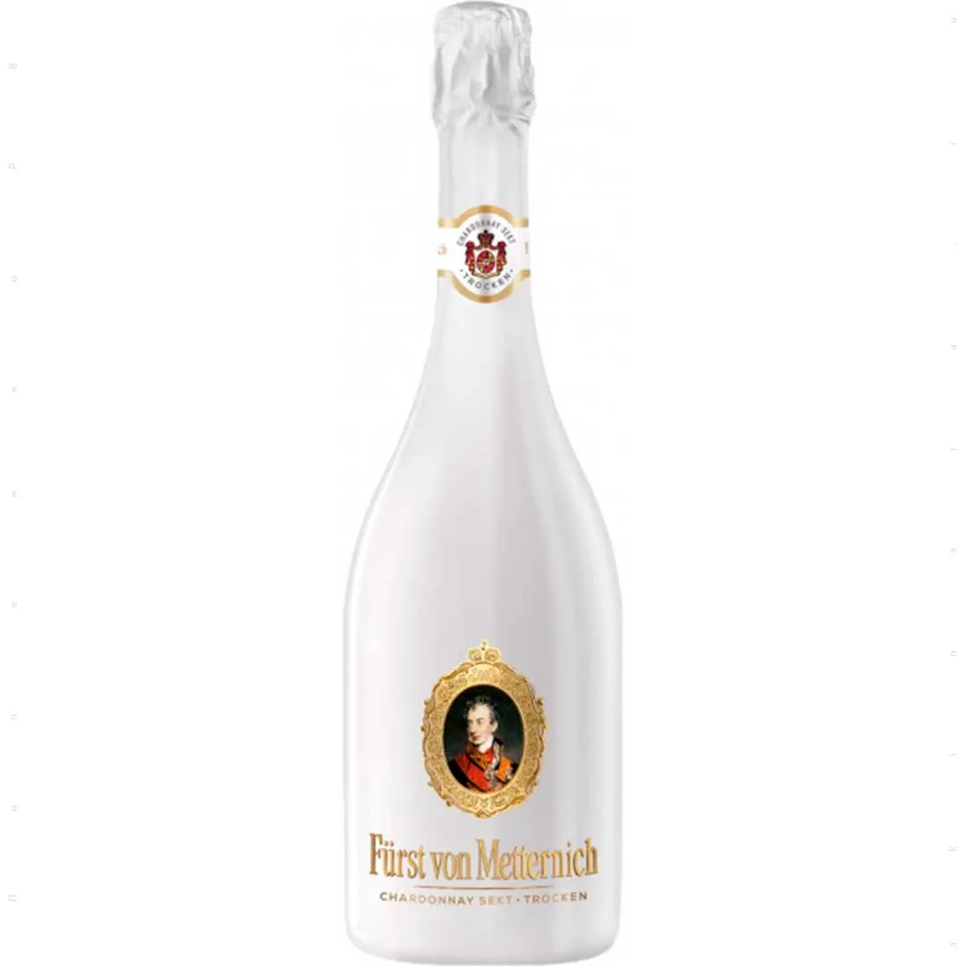 Вино игристое Furst von Metternich Сhardonnay 0,75л белое сухое 12,5%