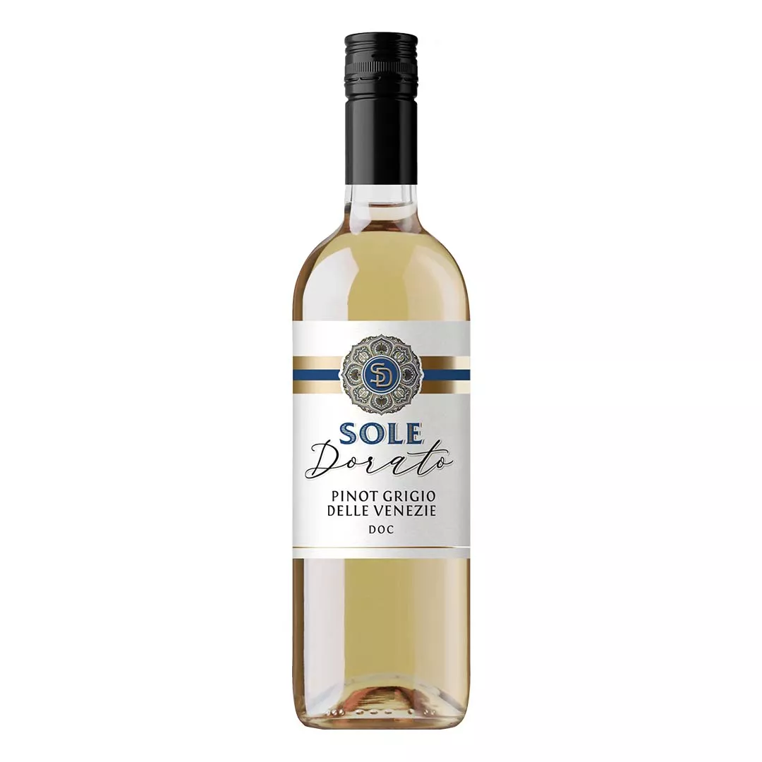 Вино Sole Dorato Pinot Grigio DOC біле сухе 0,75 л 12%