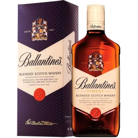 Виски Баллантайнс Файнест металлическая упаковка, Ballantine's Finest in metal box 0,7 л 40%