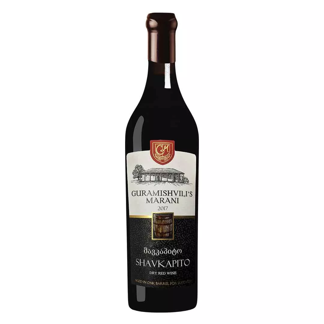 Вино Guramishvili's Marani Шавкапито красное сухое 0,75л 13%