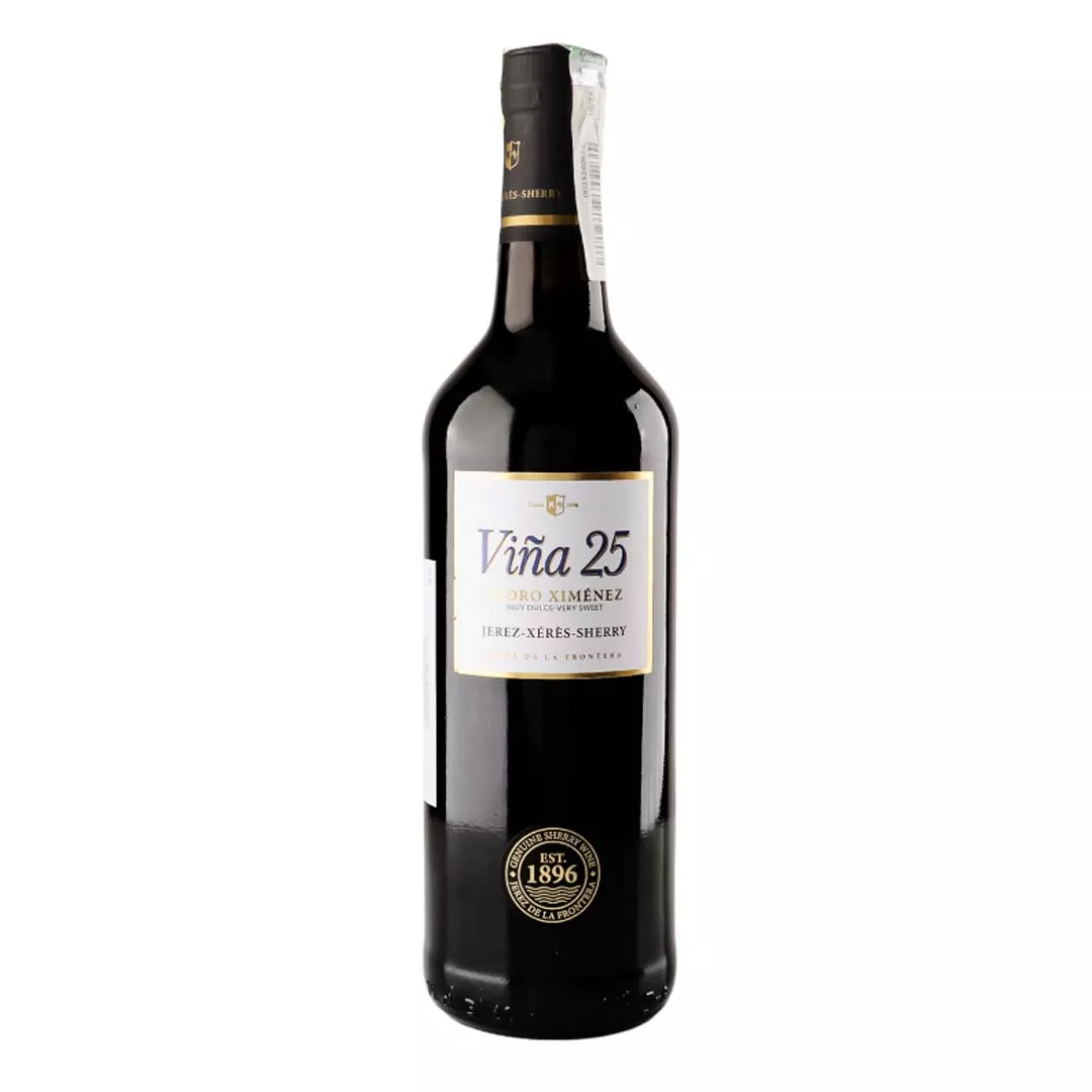 Вино Херес La Ina Pedro Ximenez Sherry Vina 25 крепленое красное сладкое 0,75л 17%