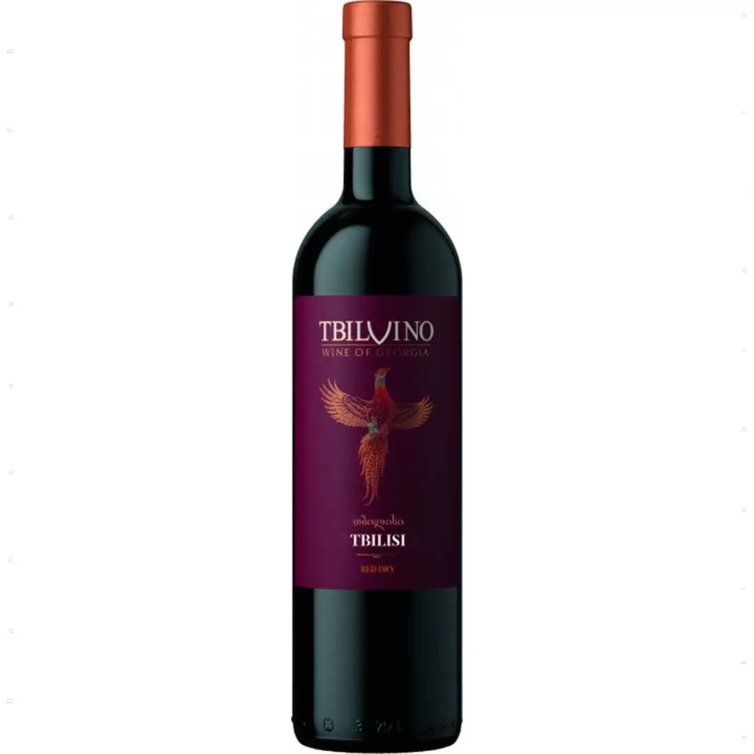 Вино Tbilvino Tbilisi червоне сухе 0,75л 12%