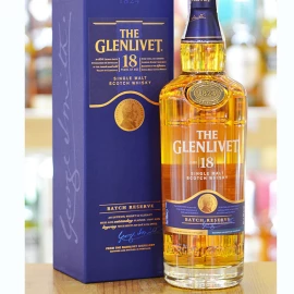 Віскі The Glenlivet 18 років витримки 0,7 л 40% в подарунковій упаковці купити