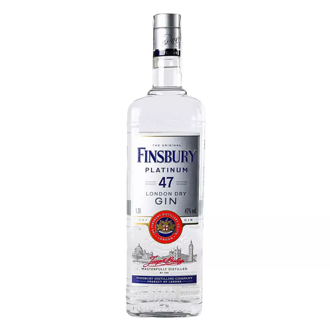 Джин німецький Finsbury Platinum London Dry Gin 1л 47%