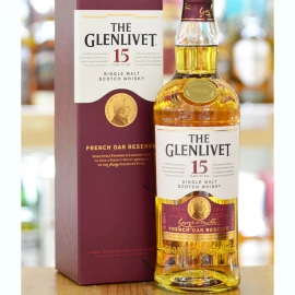 Виски The Glenlivet 15 лет выдержки 0,7л 40% в подарочной упаковке купить