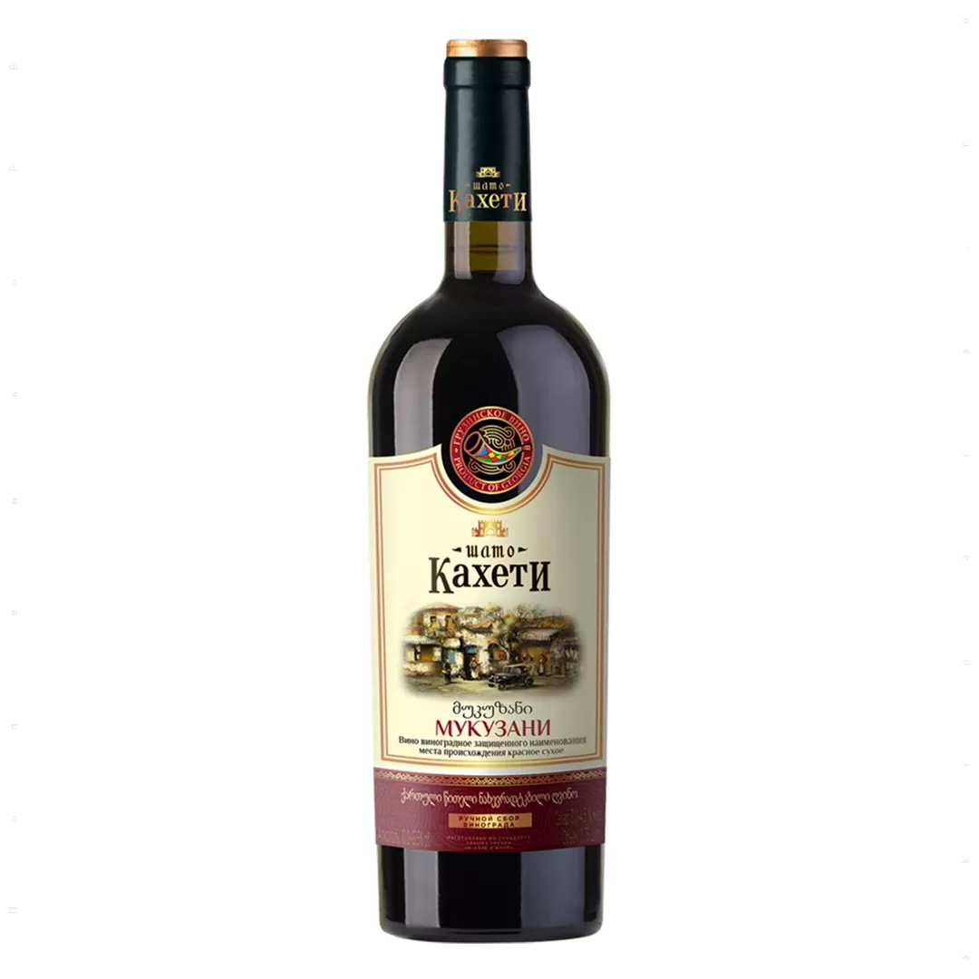 Вино Шато Кахети Мукузани сухое красное 0,75л 11,50%