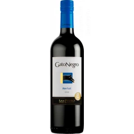 Вино Gato Negro Merlot красное сухое 0,75л 13%