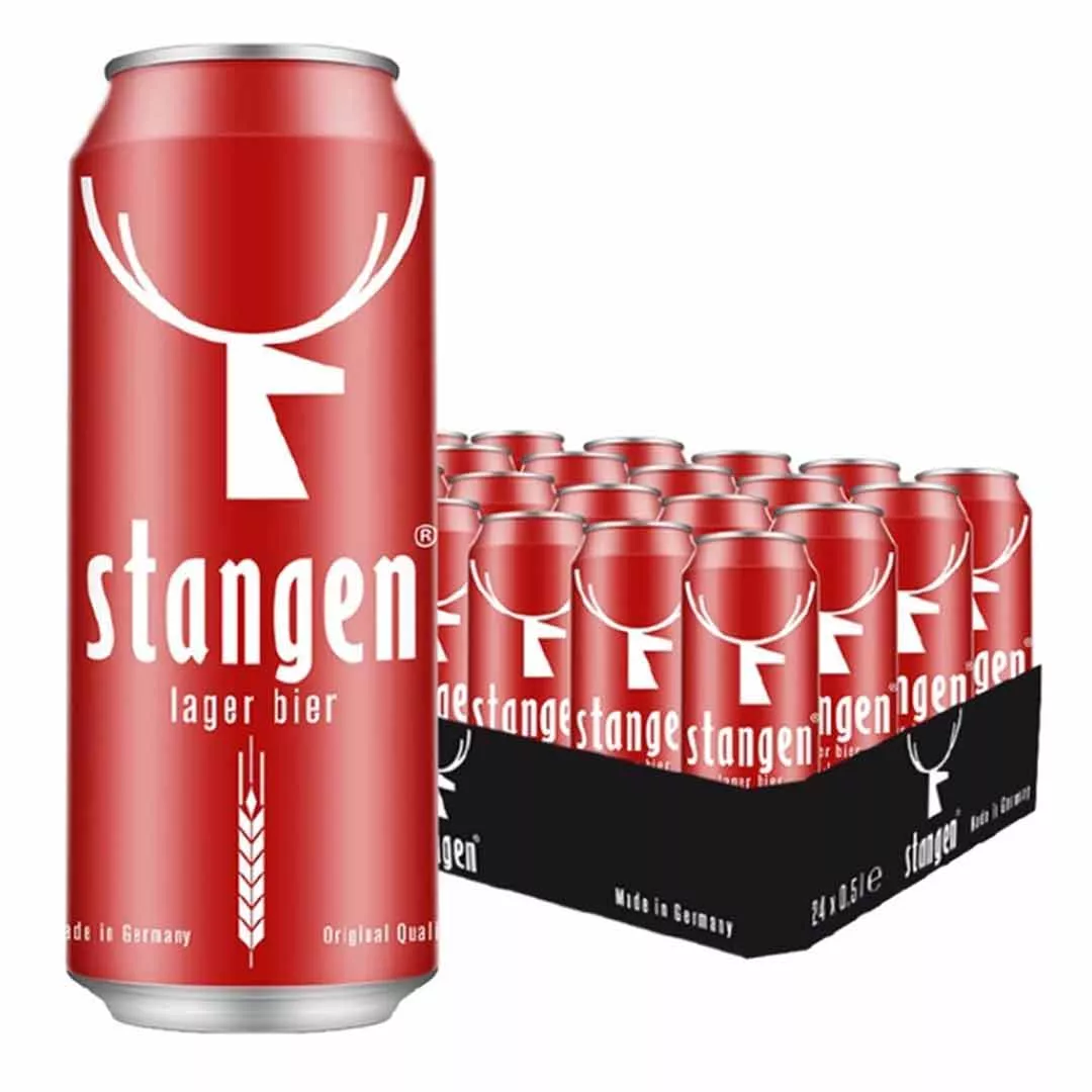 Пиво Stangen Lager Bier світле фільтроване 0,5л 5,4%