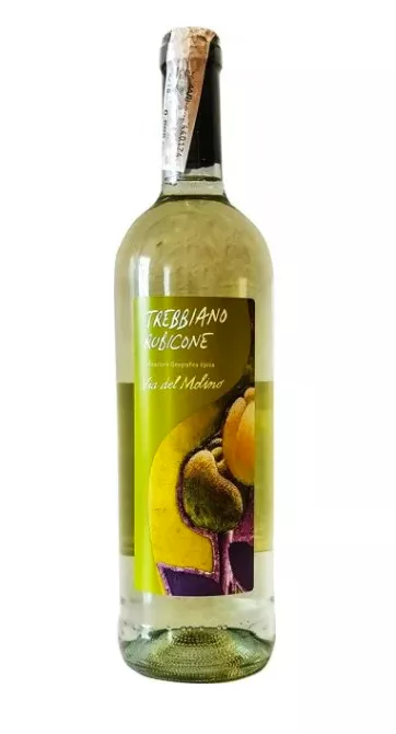 Вино Via del Molino Trebbiano Rubicone IGP біле сухе 0,75 л 11,5%