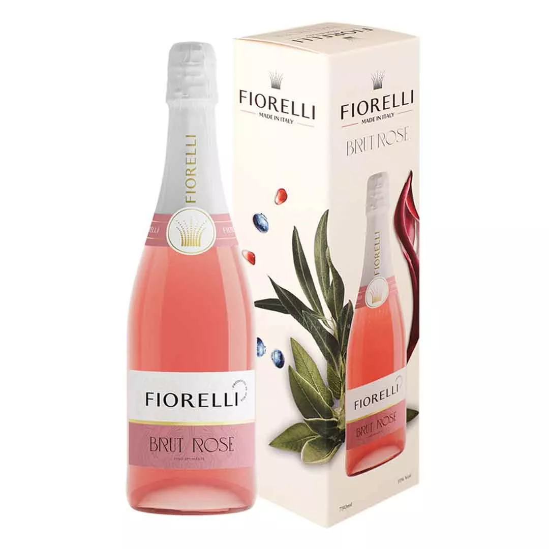Ігристе вино Fiorelli Brut Rose в коробці 0,75л 11%